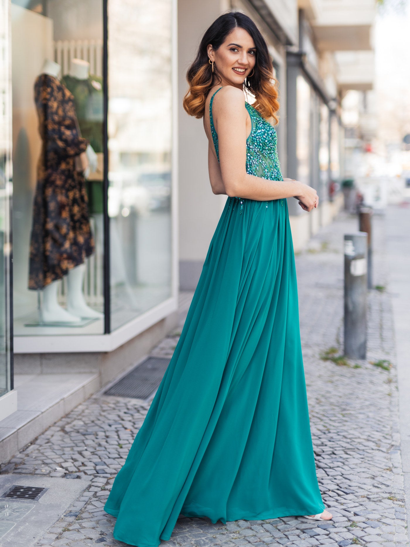 Abendkleid Mayla - Grün