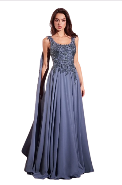 Abendkleid Greta - Dunkelgrün