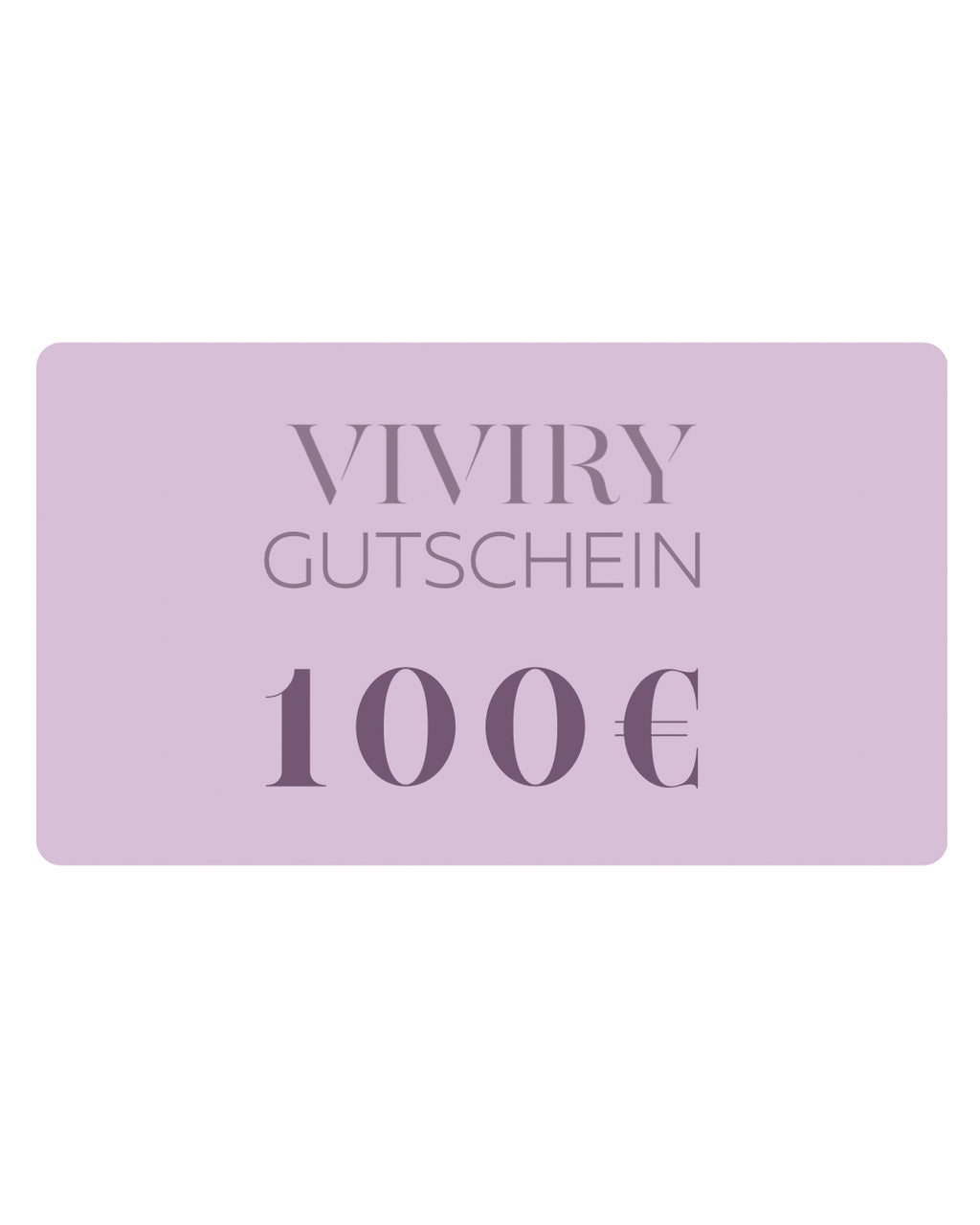 VIVIRY Geschenkgutschein