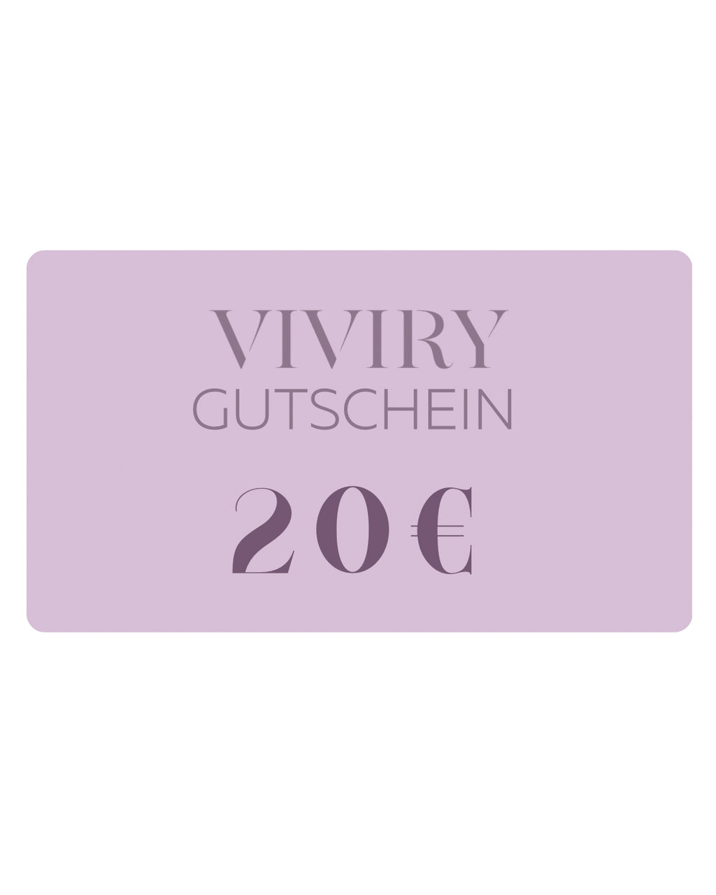 VIVIRY Geschenkgutschein