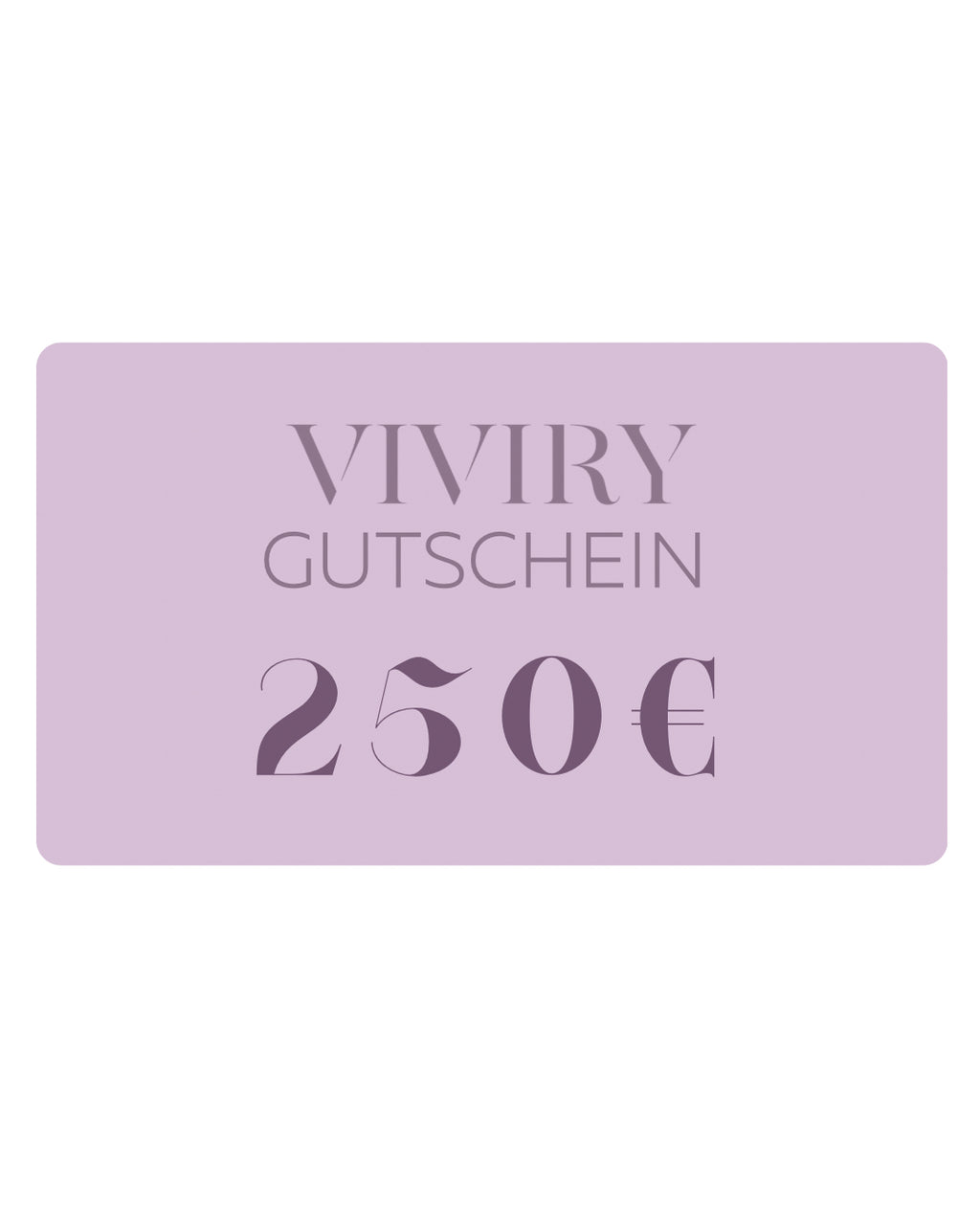 VIVIRY Geschenkgutschein