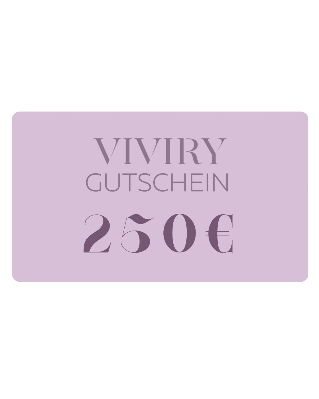VIVIRY Geschenkgutschein