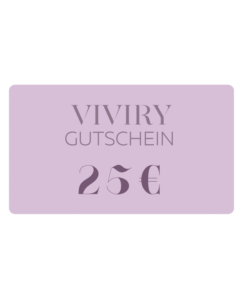 VIVIRY Geschenkgutschein