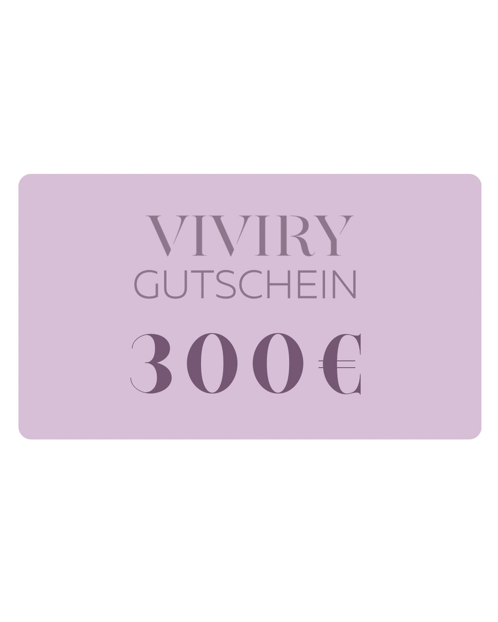 VIVIRY Geschenkgutschein