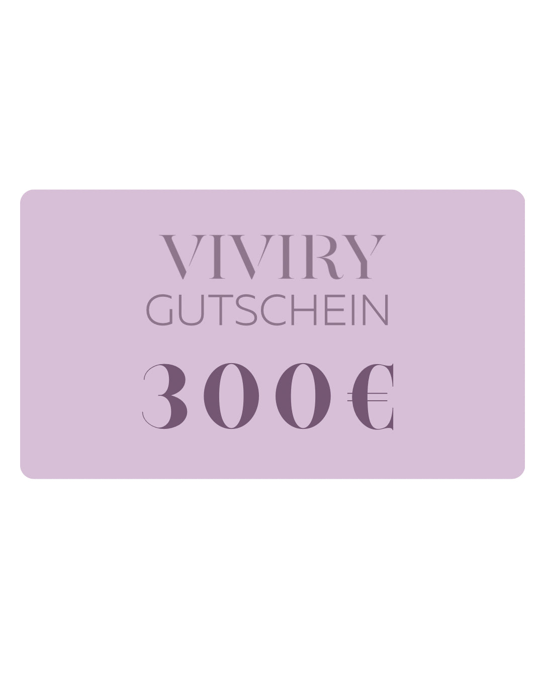 VIVIRY Geschenkgutschein
