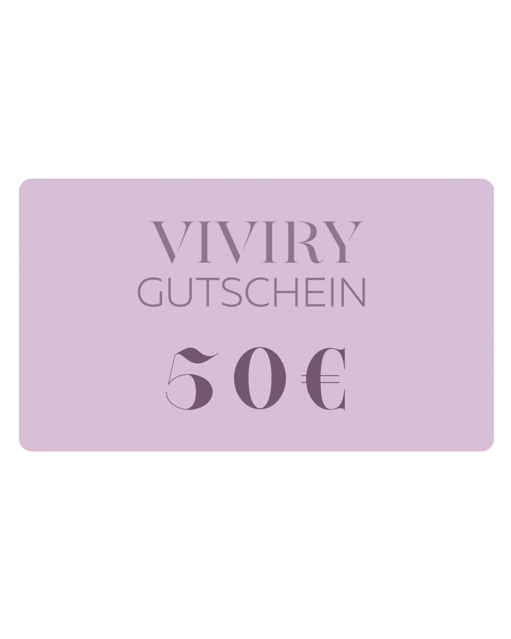 VIVIRY Geschenkgutschein