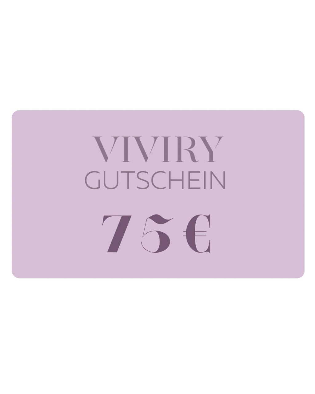 VIVIRY Geschenkgutschein