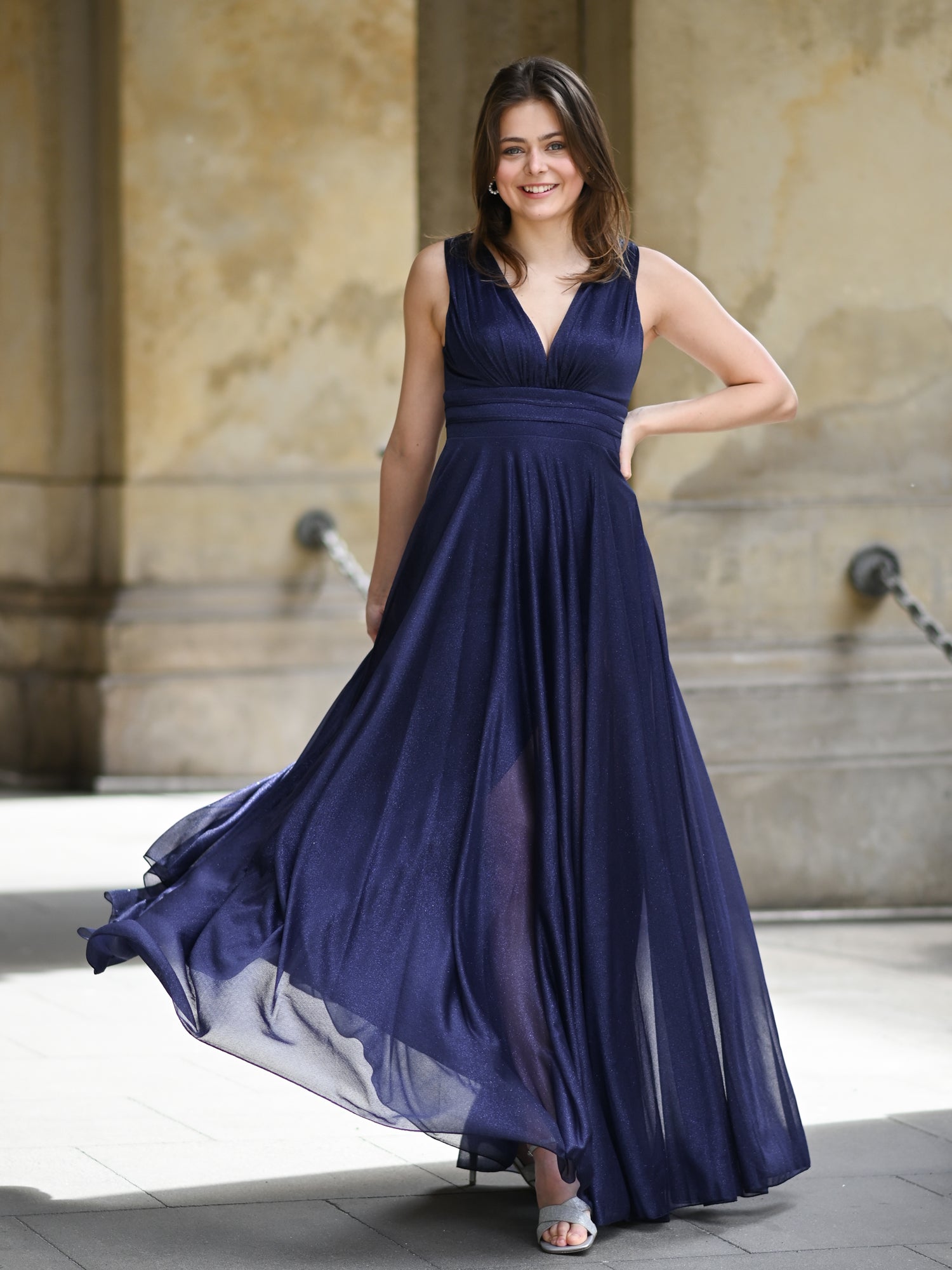 Abendkleid Amal - Dunkelblau