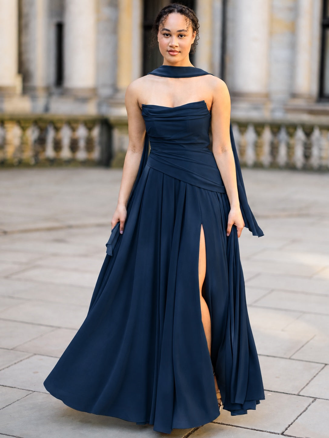 Abendkleid Aurora - Braun