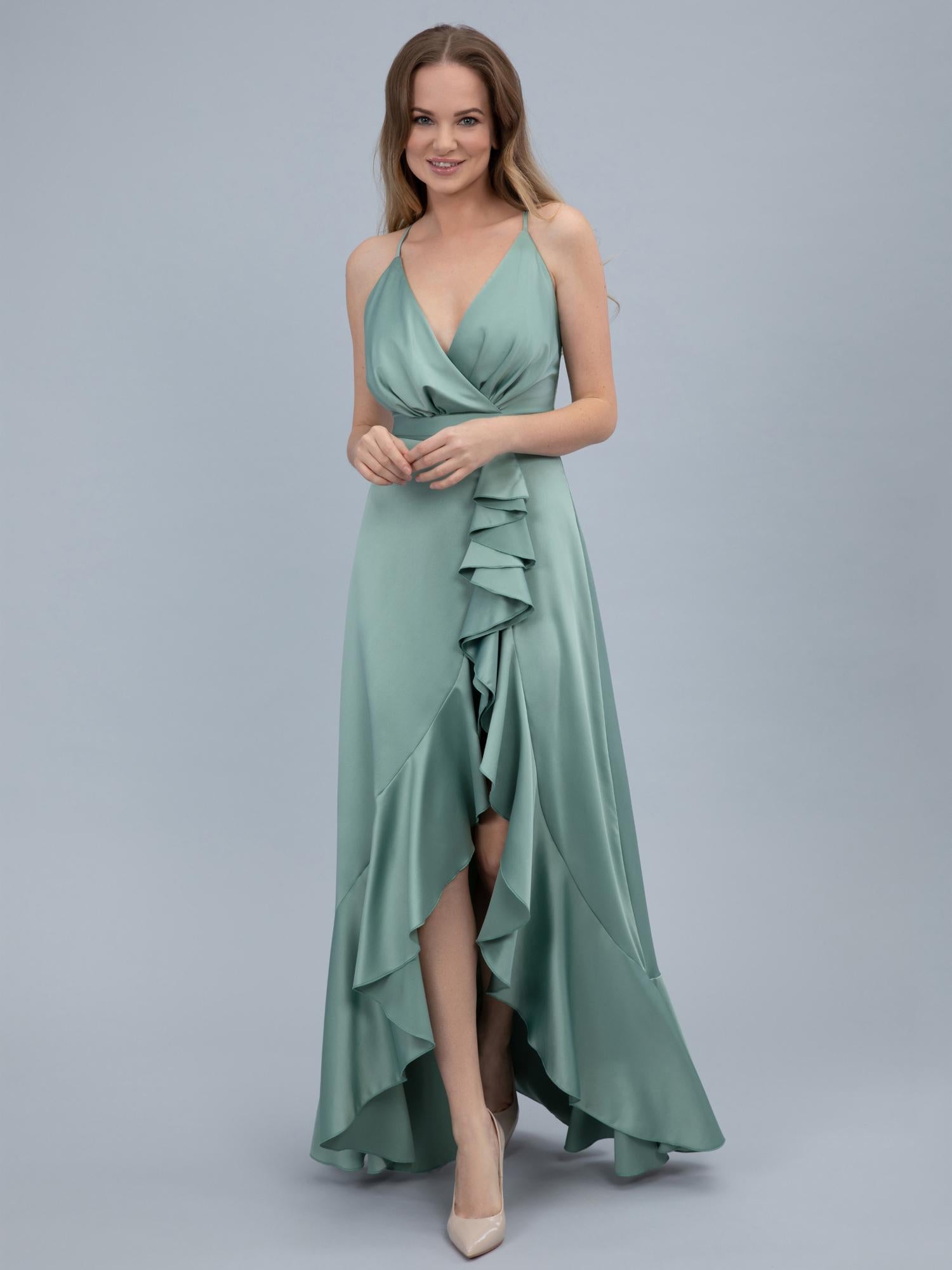 Abendkleid Dorothea - Smaragdgrün