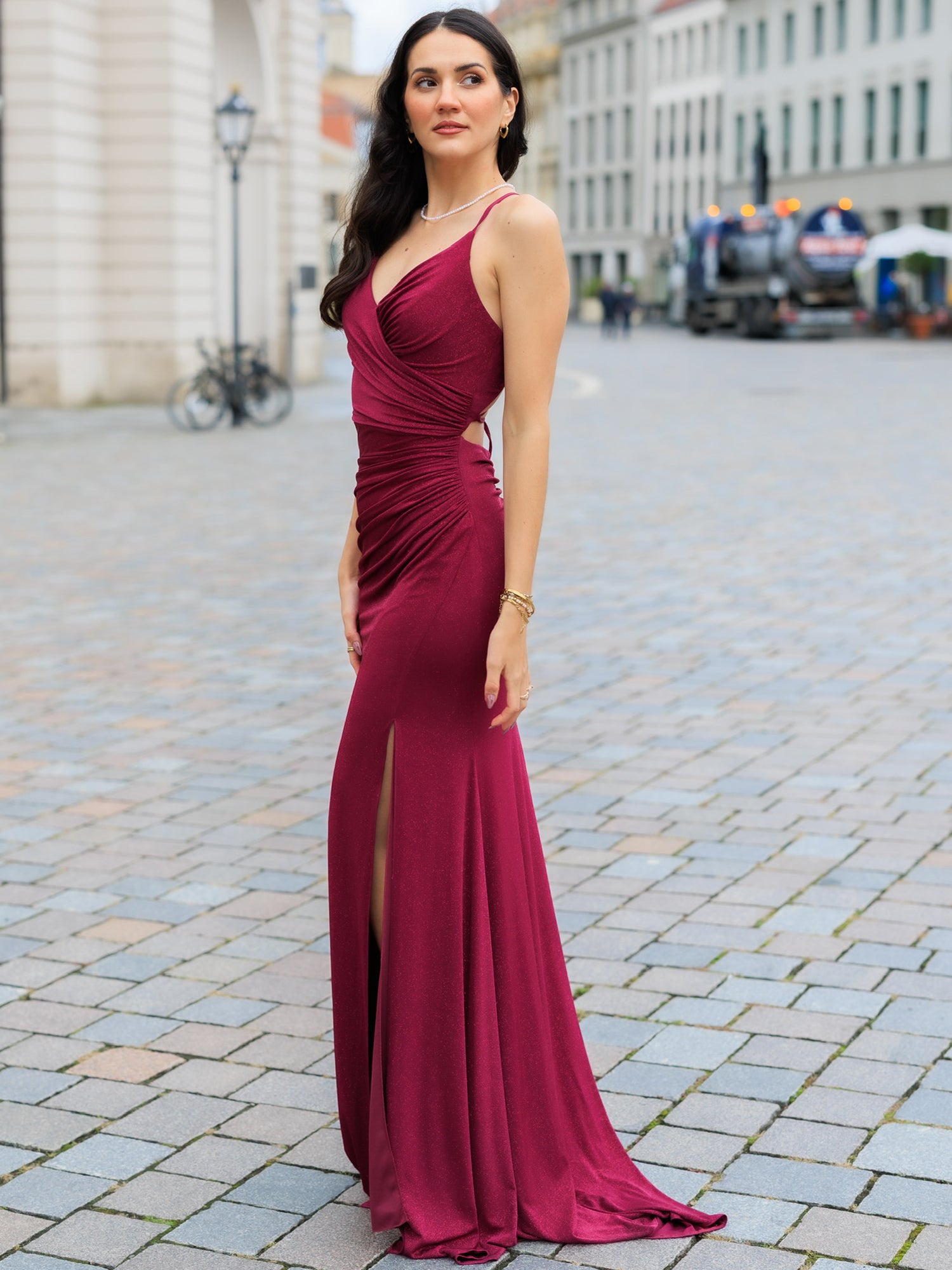 Abendkleid Elouise - Beere