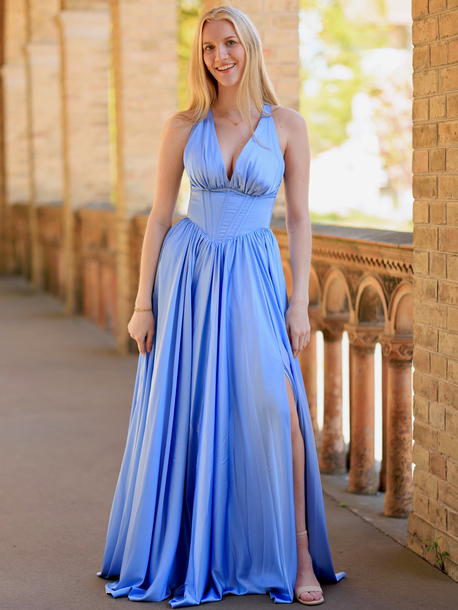 Abendkleid Hanni - Hellblau