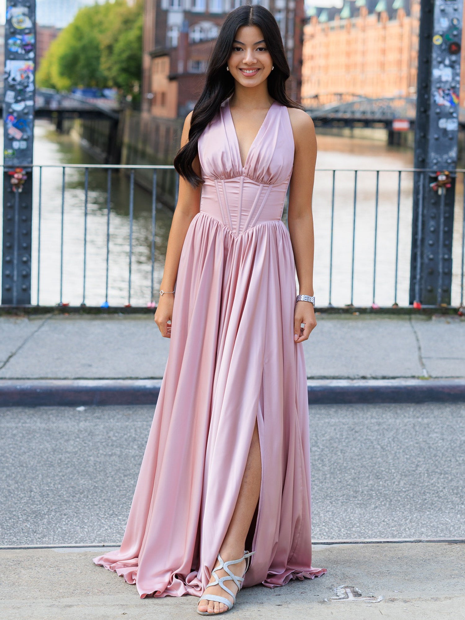 Abendkleid Hanni - Hellblau