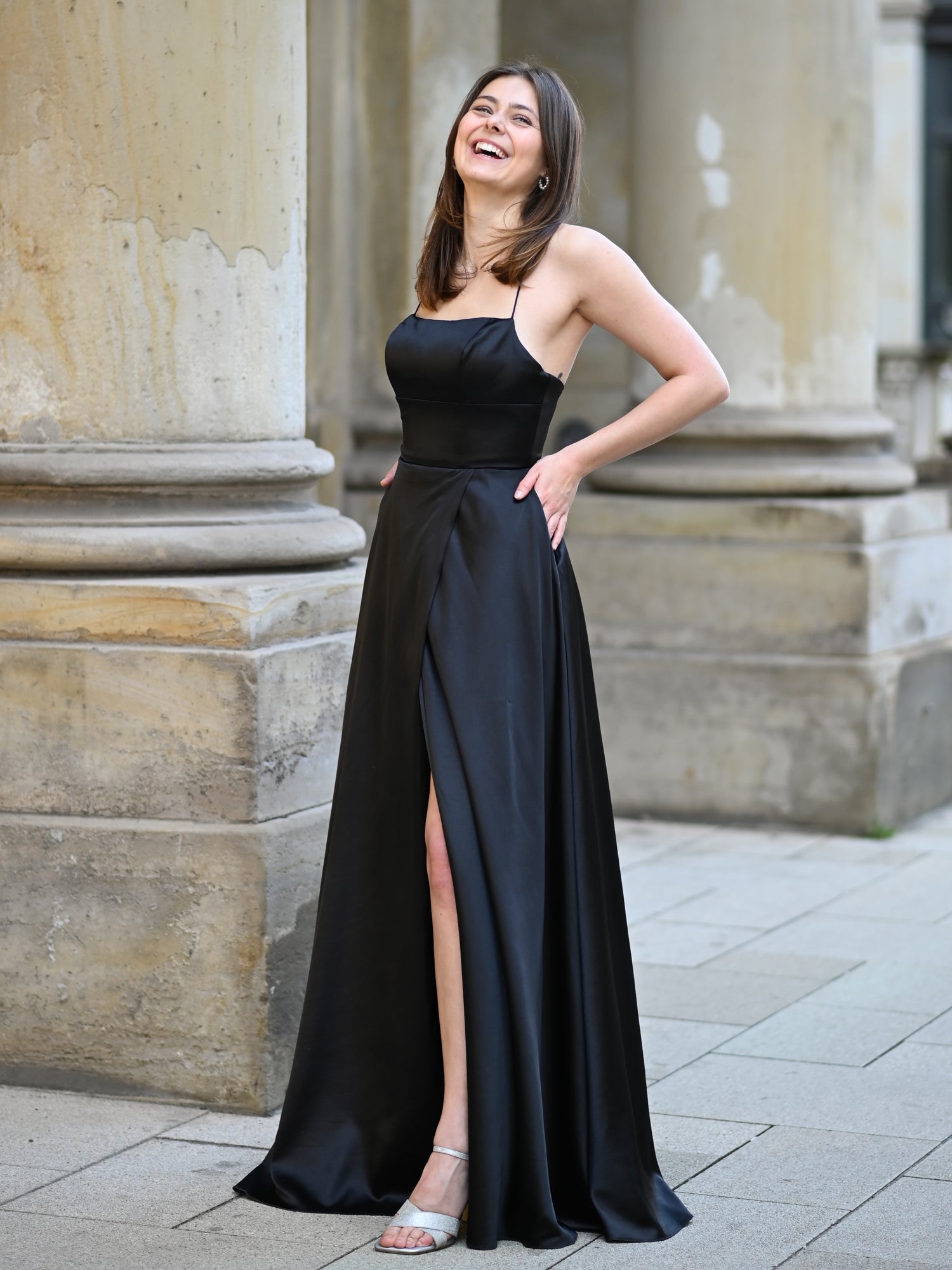 Abendkleid Hermine - Schwarz