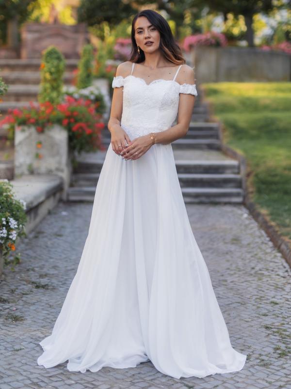Abendkleid Hildalena - Weinrot