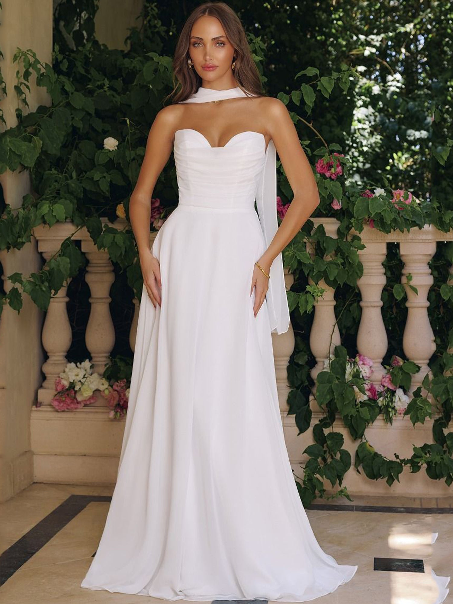 Abendkleid Kinsley - Weiß