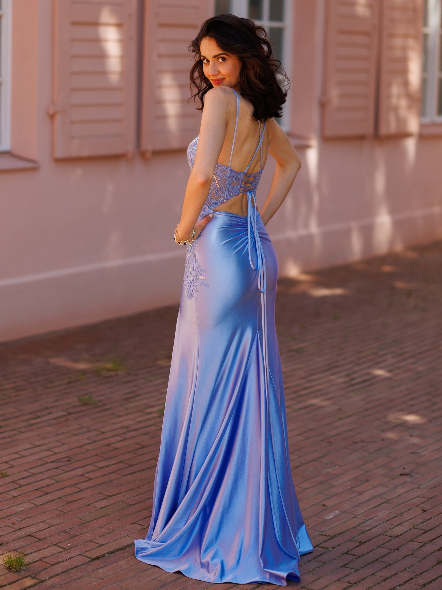 Abendkleid Ramina - Hellblau