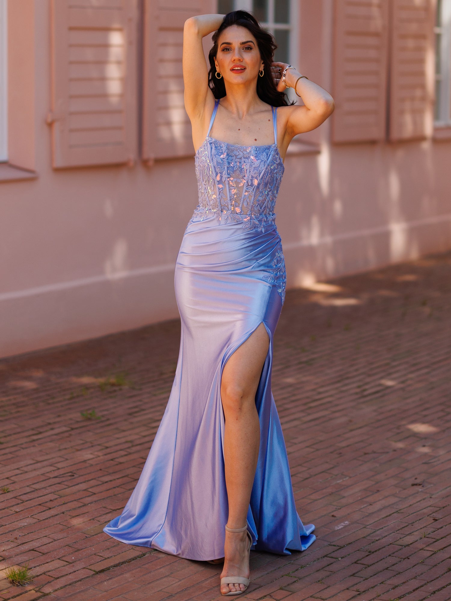 Abendkleid Ramina - Hellblau
