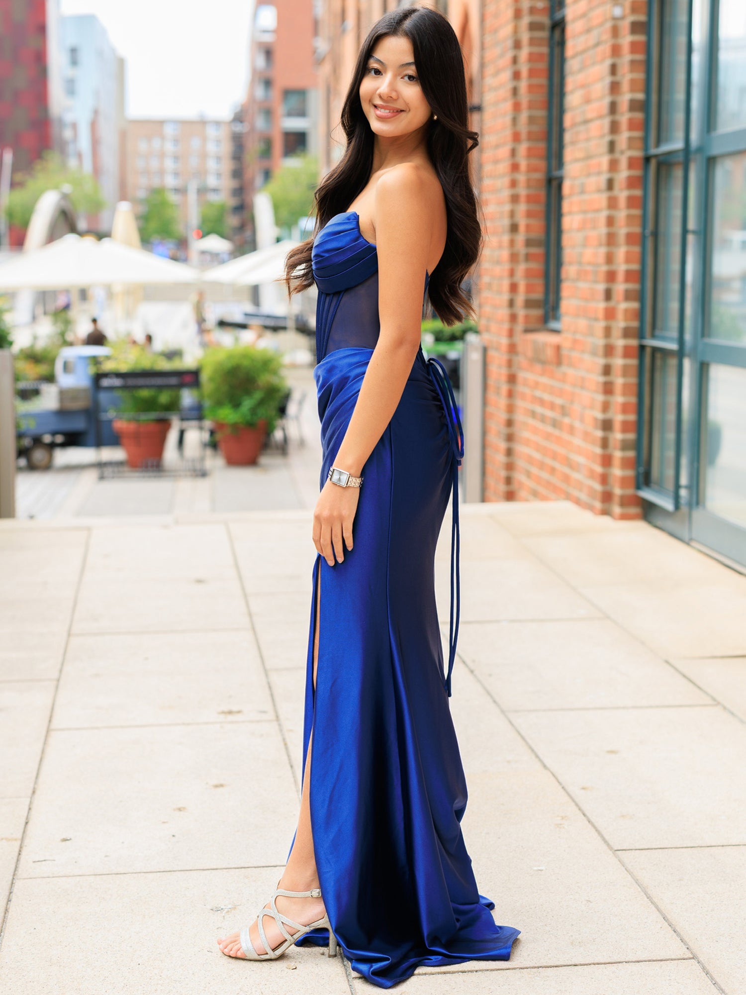 Abendkleid Roberta - Blau