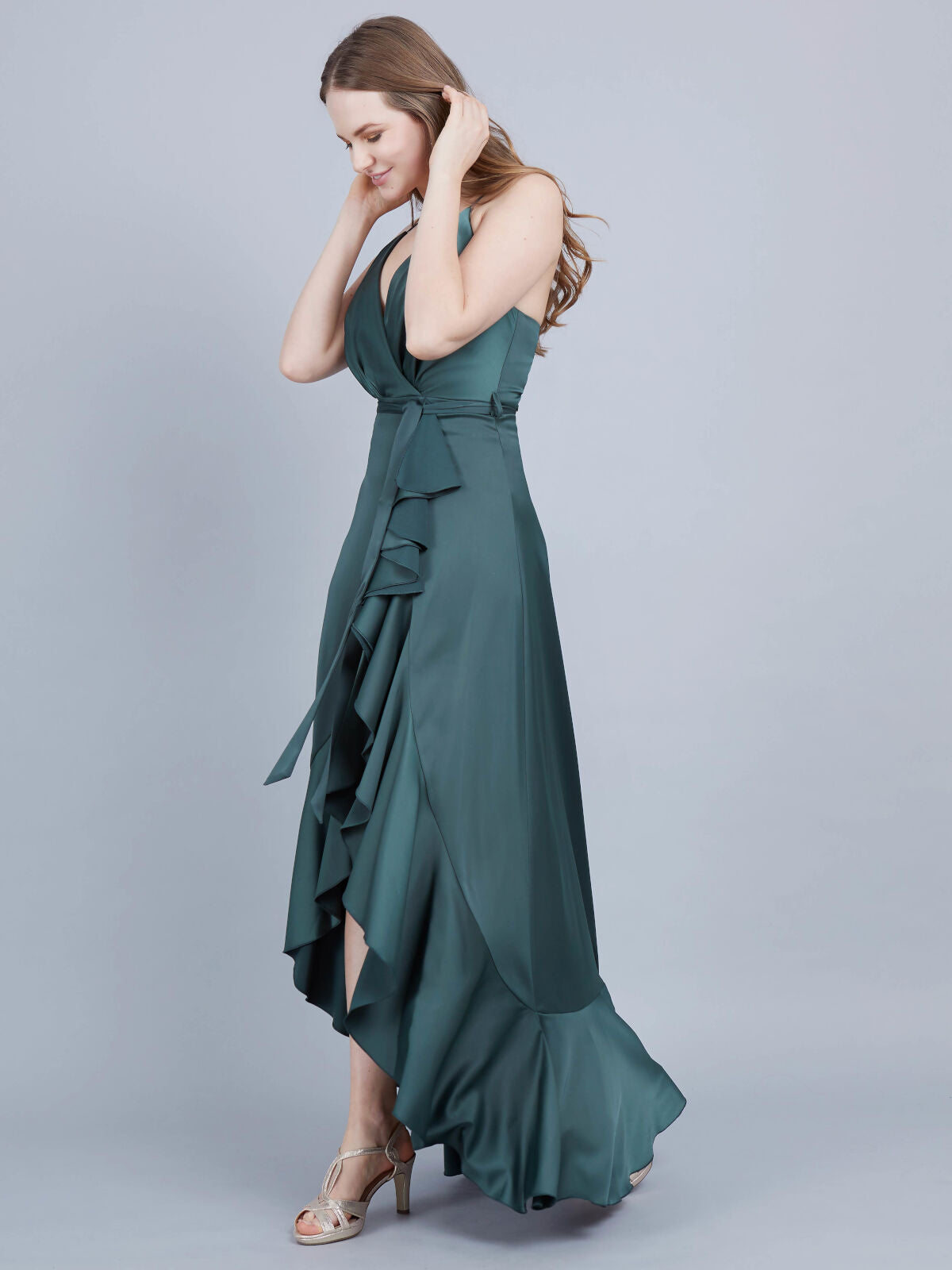 Abendkleid Dorothea - Smaragdgrün