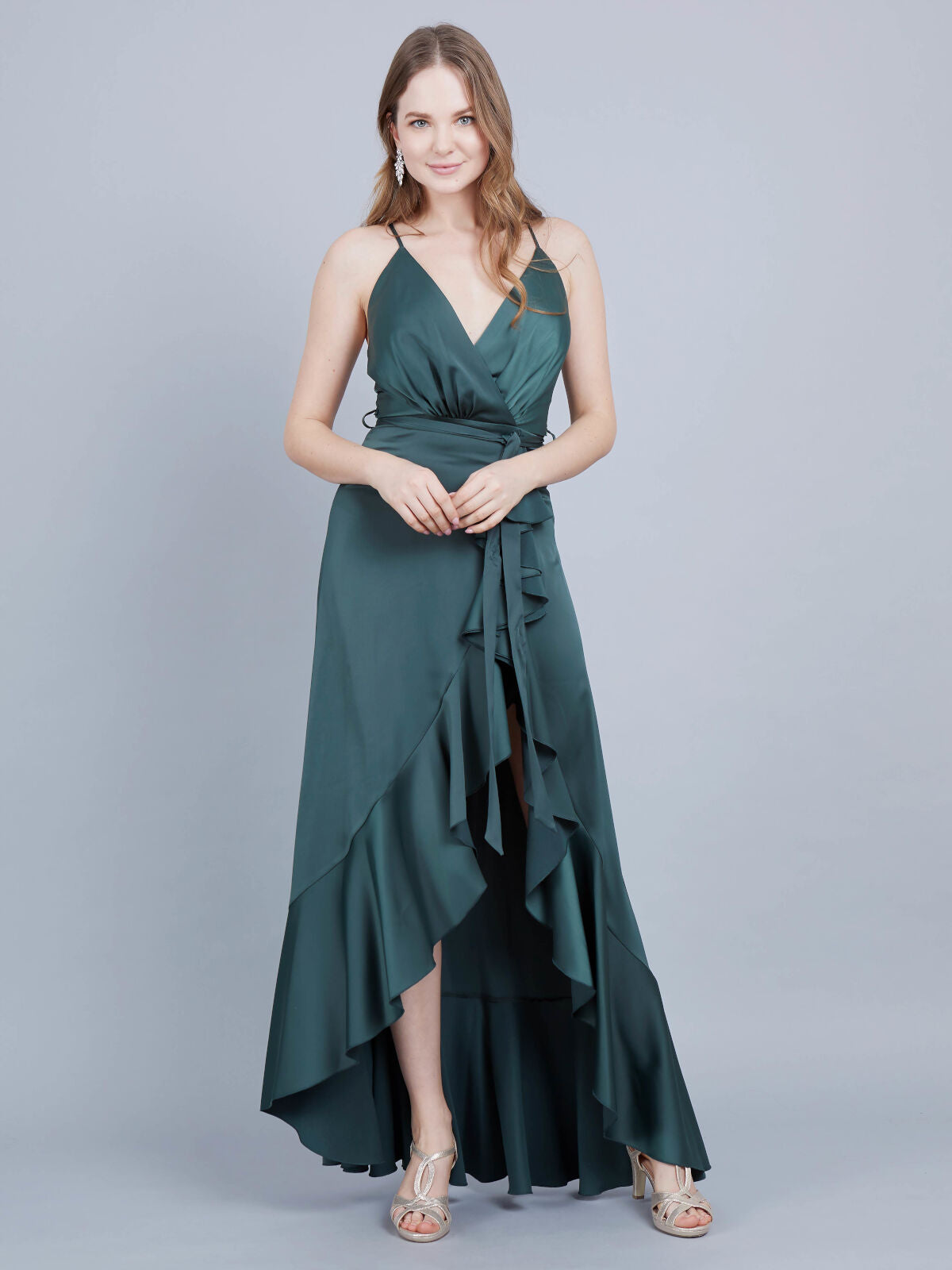 Abendkleid Dorothea - Smaragdgrün