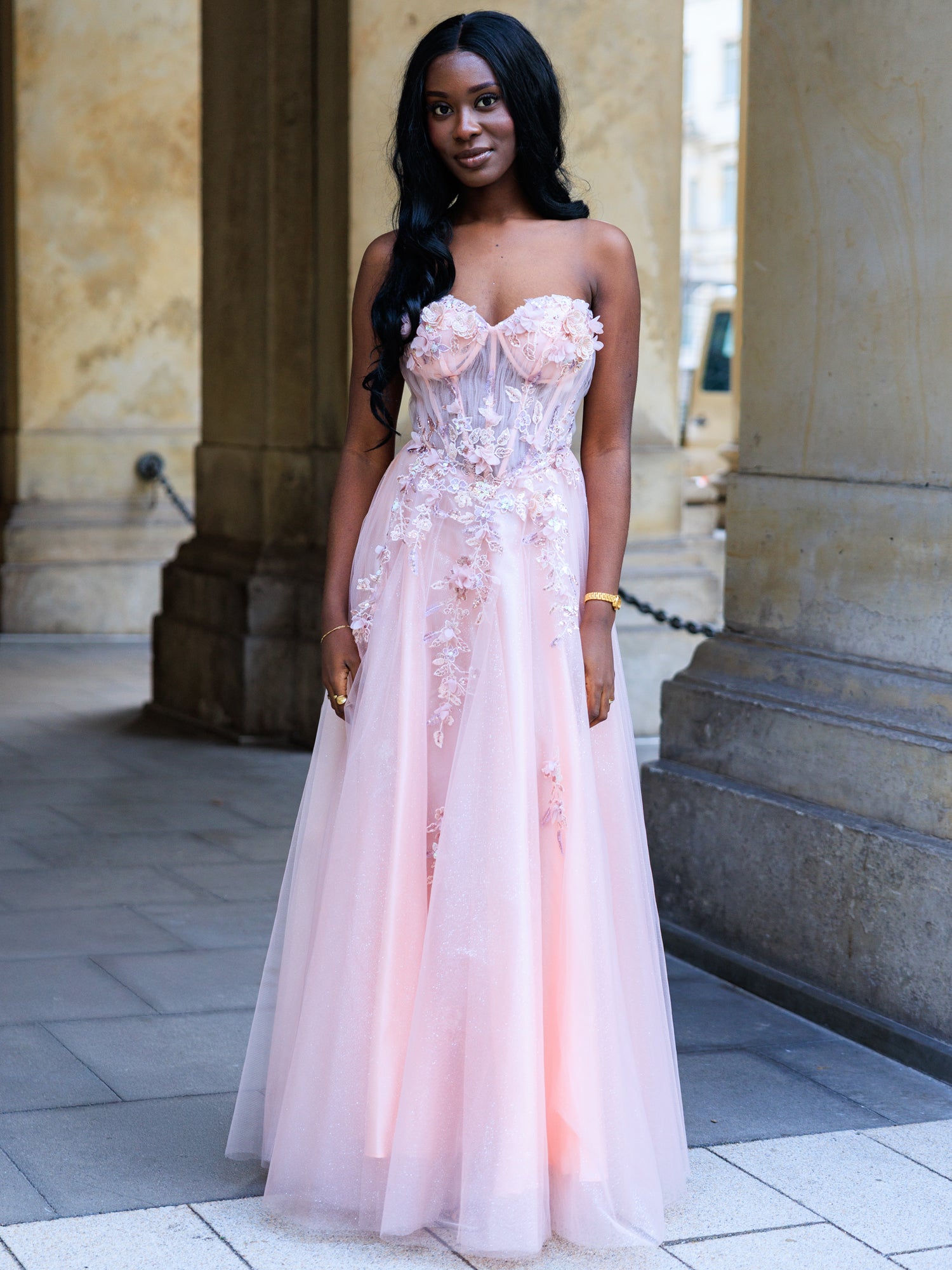 Abendkleid Novalie - Rosa