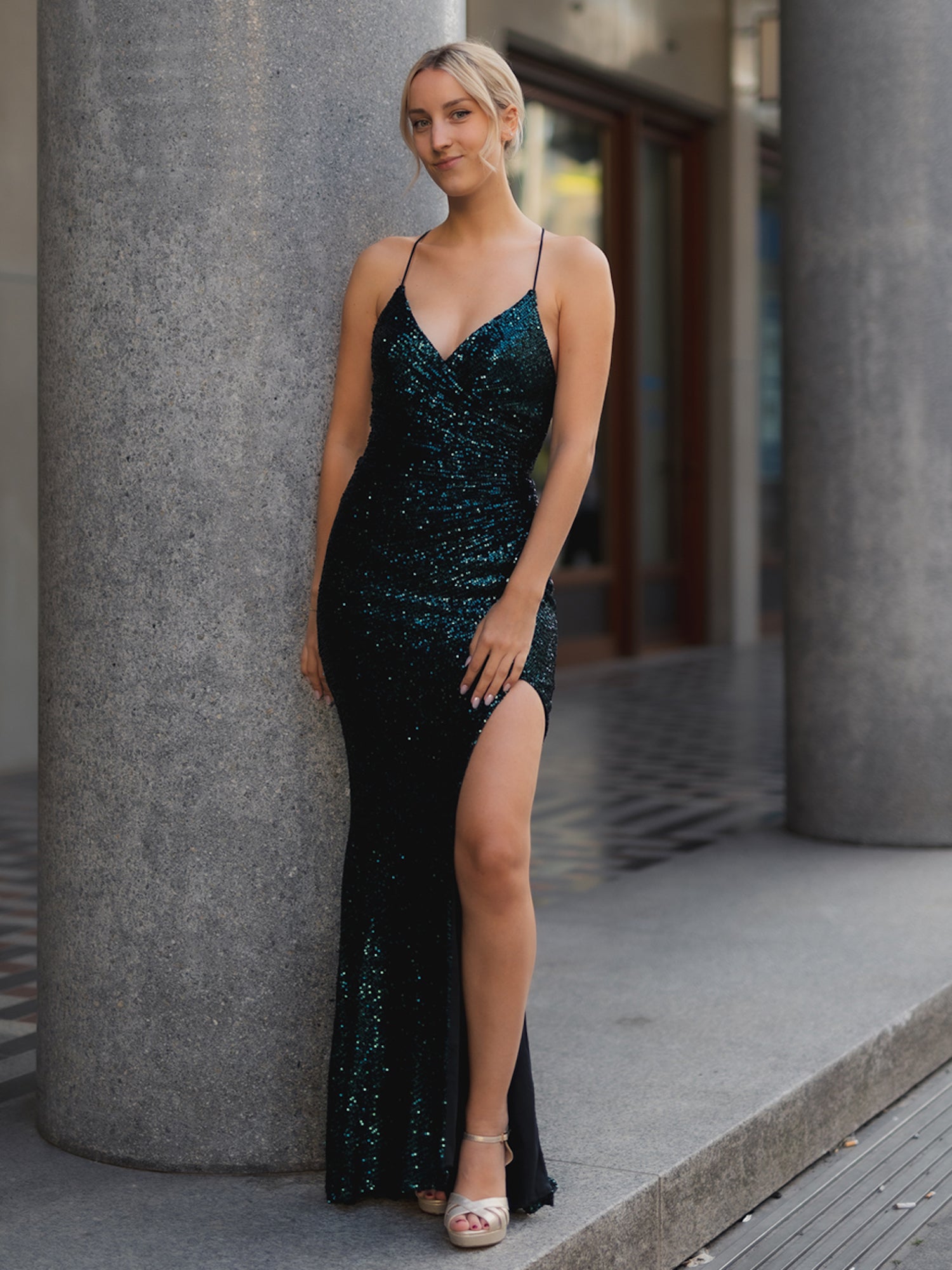 Abendkleid Anduenna - Schwarz