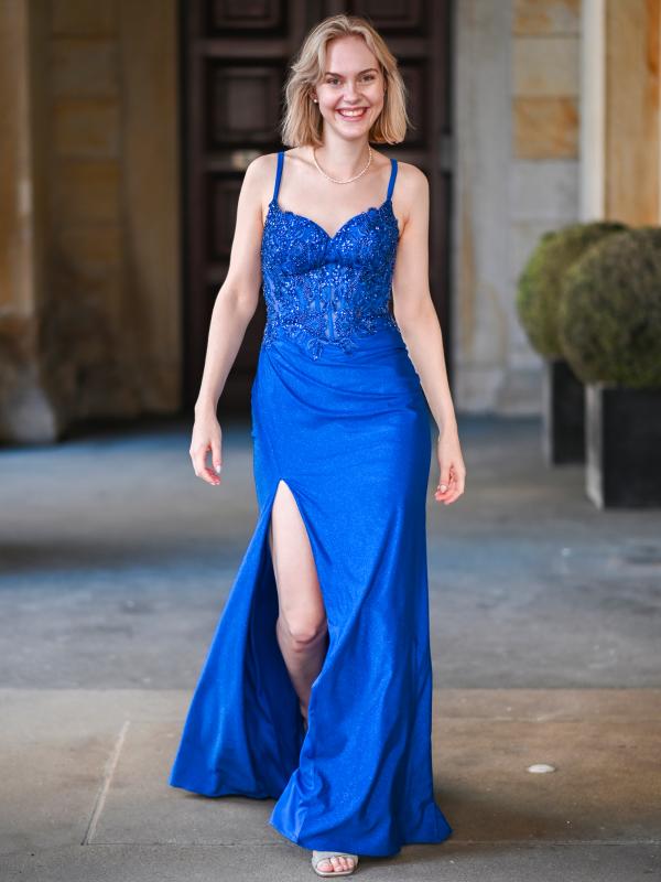 Abendkleid Nuria, royalblau v2