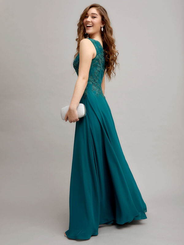 Abendkleid Mabelle, smaragdgrün s