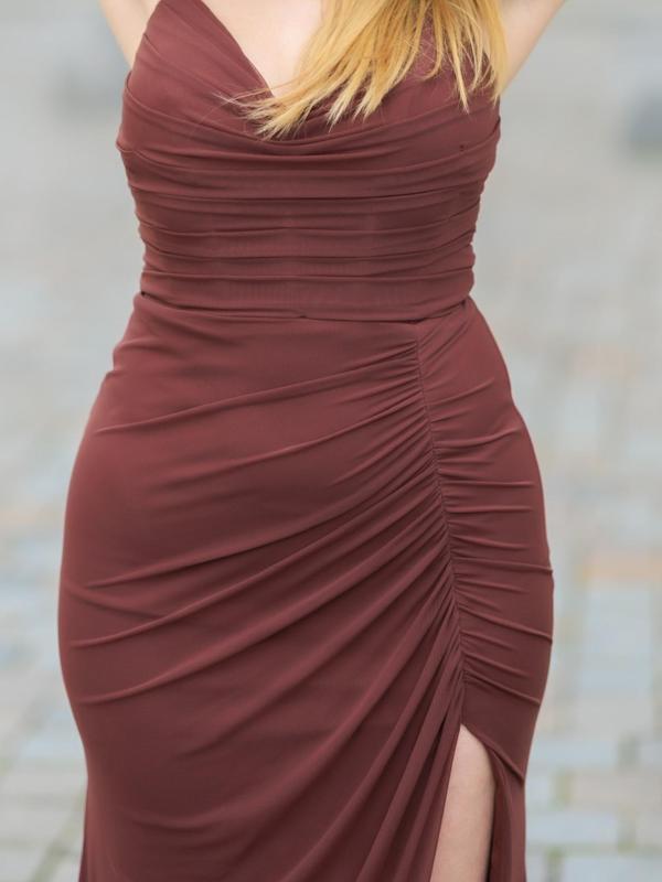 Abendkleid Vesna, braun d