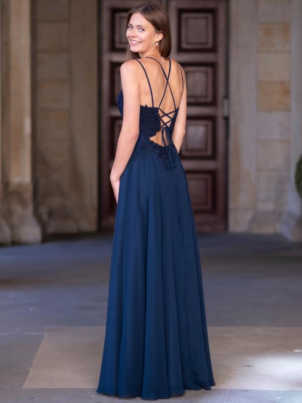 Abendkleid Lorena, dunkelblau h