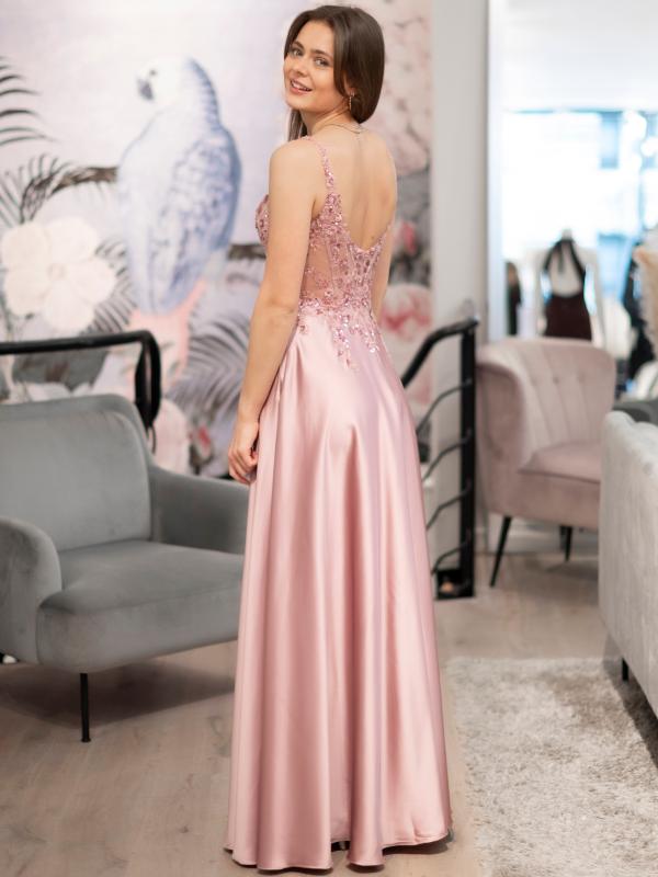 Abendkleid Luanda, rosa h