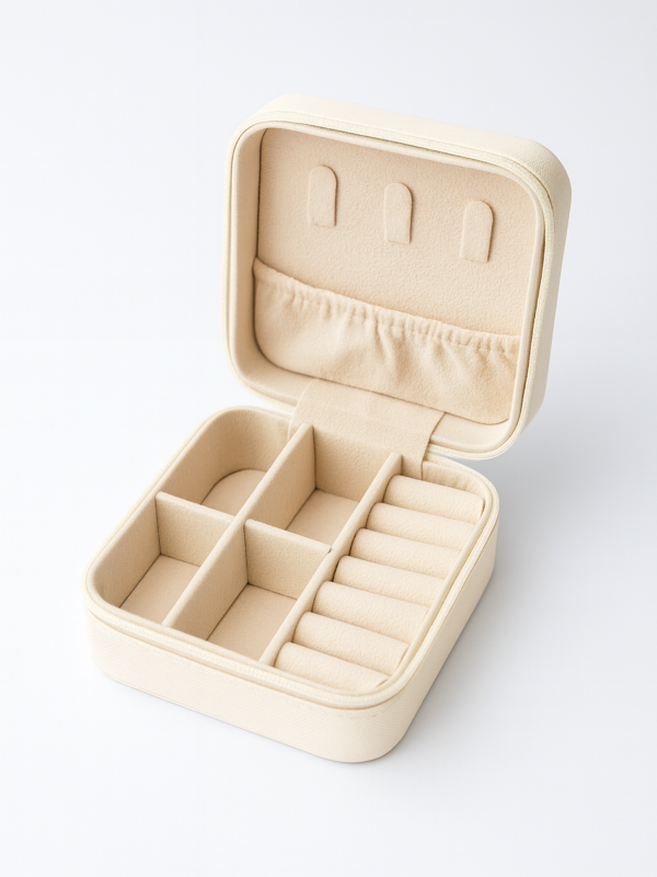 Reiseschmuckbox, weiß v3