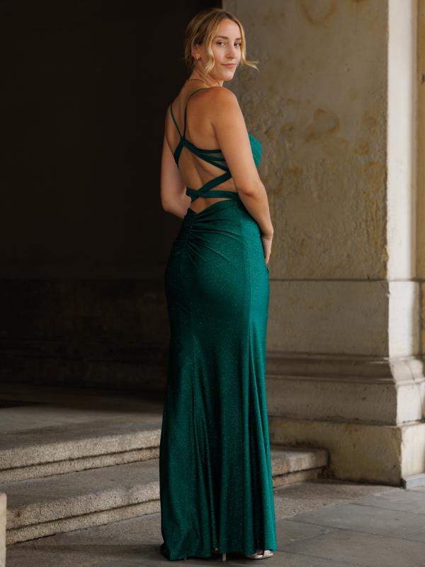 Abendkleid Estefania, grün h