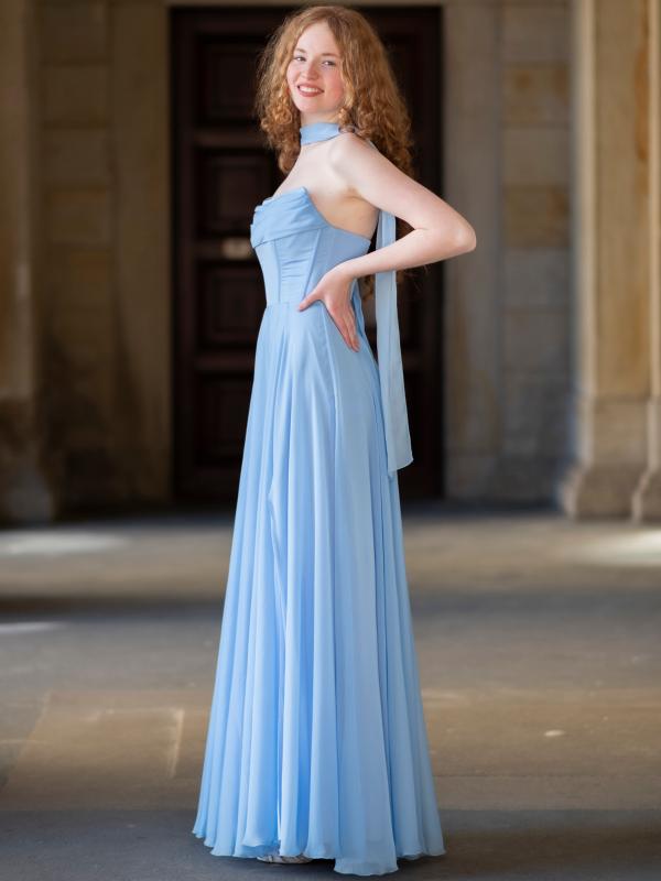 Abendkleid Jennifer, hellblau s