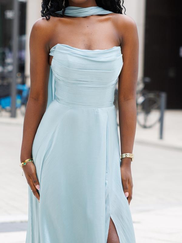 Abendkleid Frieda, salbeigrün d