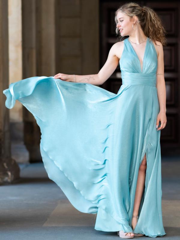 Abendkleid Tiara, salbeigrün v2