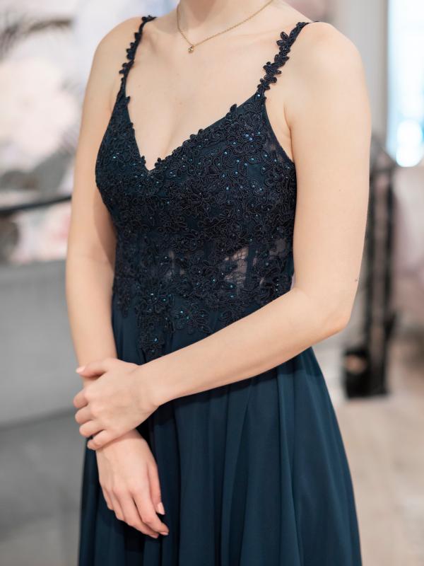 Abendkleid Loretta, dunkelblau d