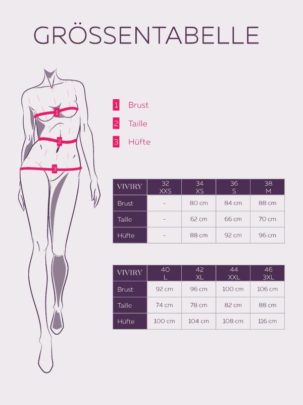 Cocktailkleid Danika, olivgrün Größentabelle