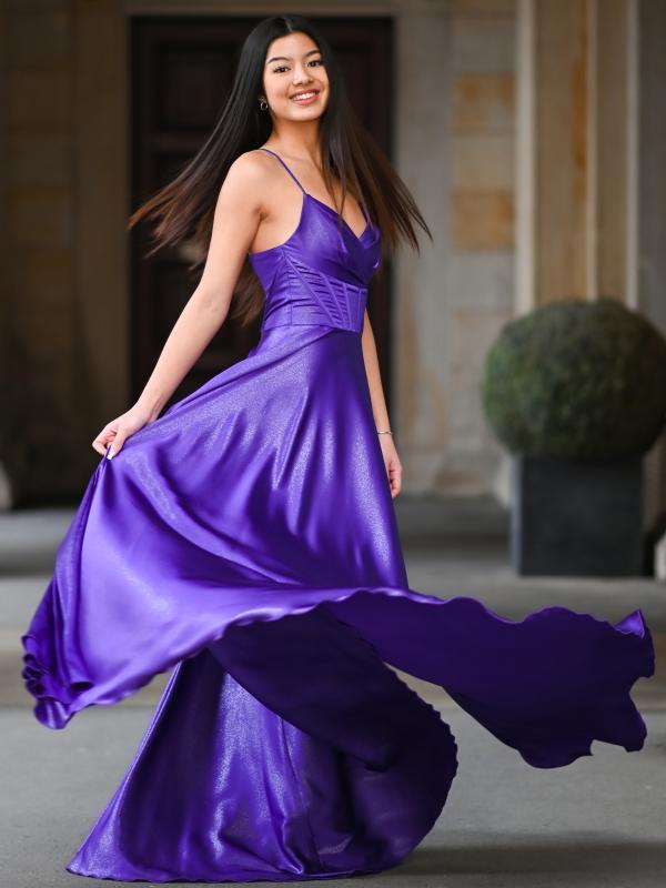 Abendkleid Medina, violett v2