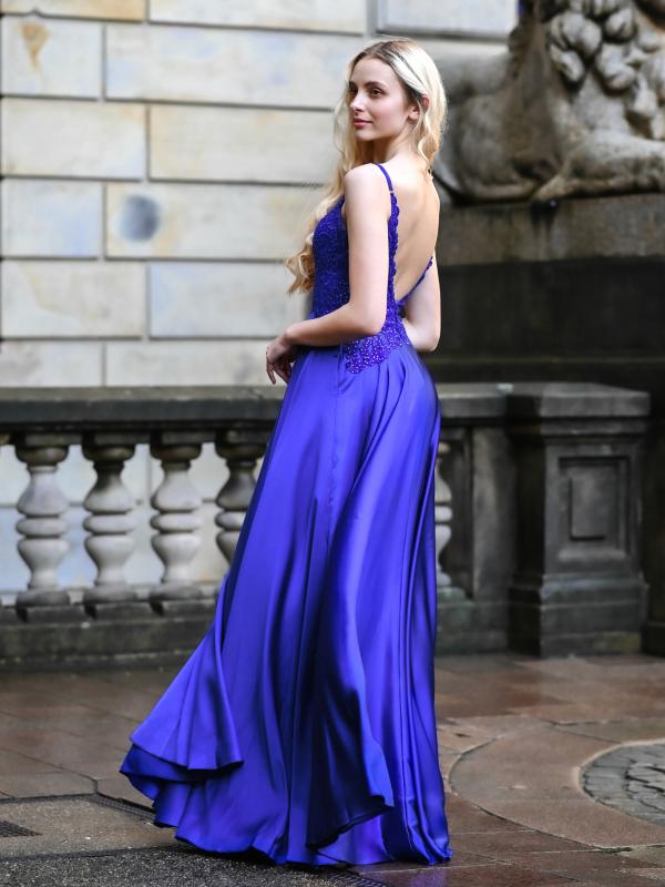 Abendkleid Antonia, blau s2