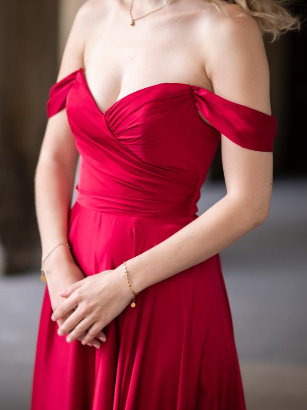 Abendkleid Belinda, weinrot d