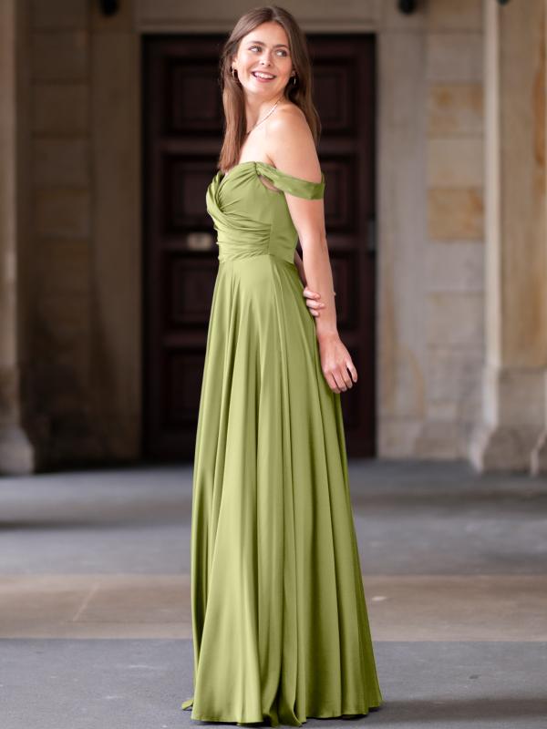 Abendkleid Belinda, olivgrün s