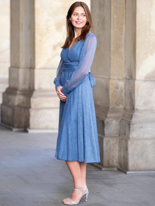 Cocktailkleid Patty, graublau s