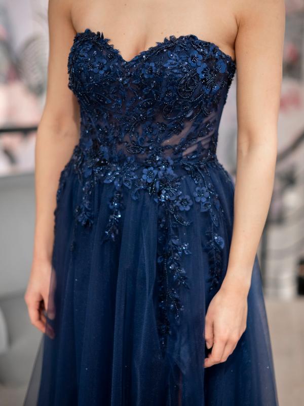 Abendkleid Sarah, dunkelblau d