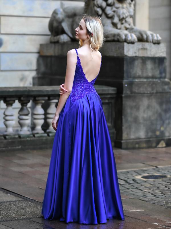 Abendkleid Antonia, blau h