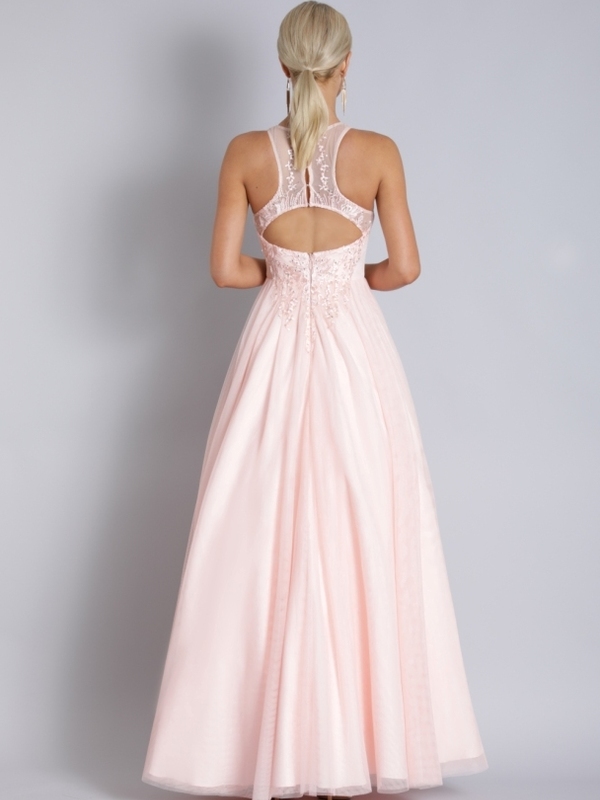 Abendkleid Alessandra, rosa h