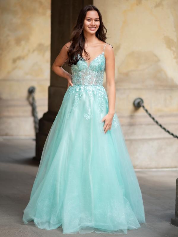 Ballkleid mit Tüll Finnja, mint v