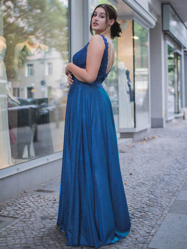 Abendkleid Soraya, blau s