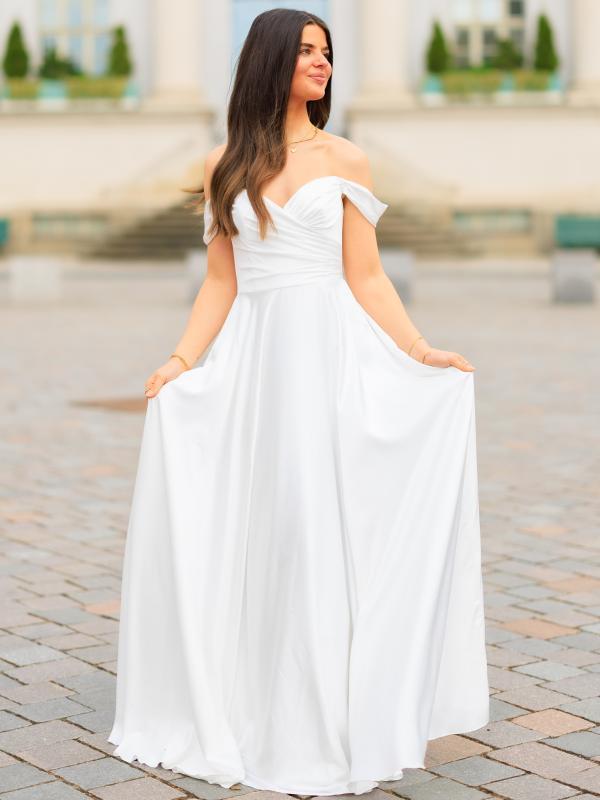 Abendkleid Belinda, weiß 2
